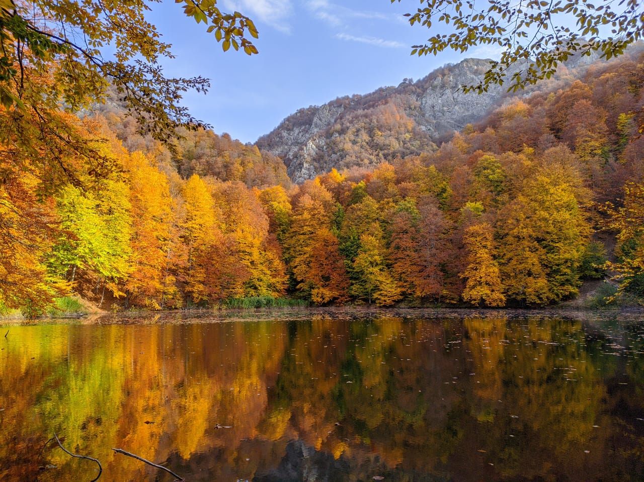 Climbers on mountain trail